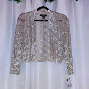 NWT R&M Richard's Elegant Shimmery Sparkly Sequin Shawl